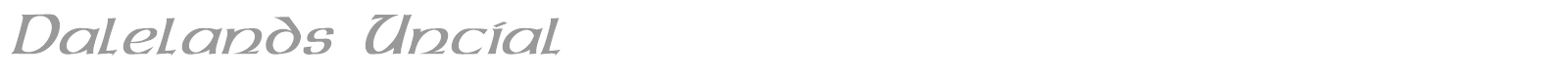 Dalelands Uncial font preview